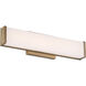 Citi LED 18 inch Antique Brushed Brass LED Vanity Light Wall Light